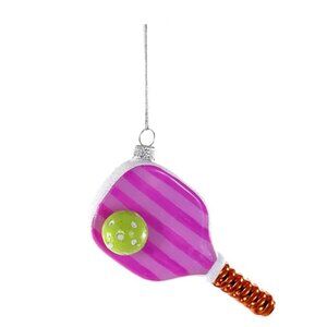 Pink Pickleball Paddle Ornament